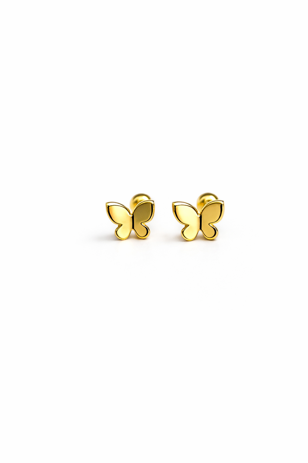The Naa’m Laawol 14K Solid Gold Traveler’s Butterfly Studs