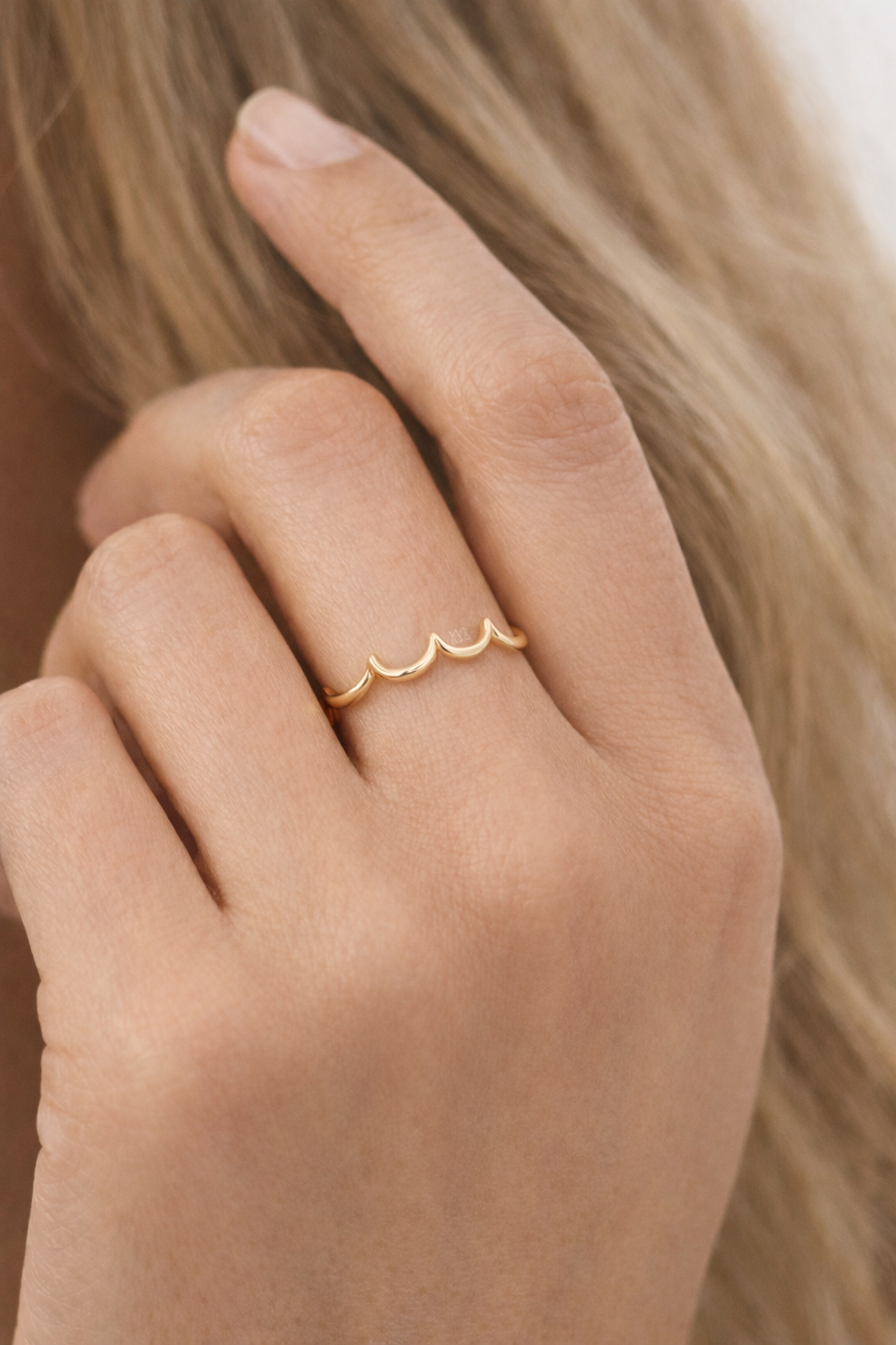 The Naa’m Royal Kebbal 14K Solid Gold Unique Ring - Image 3